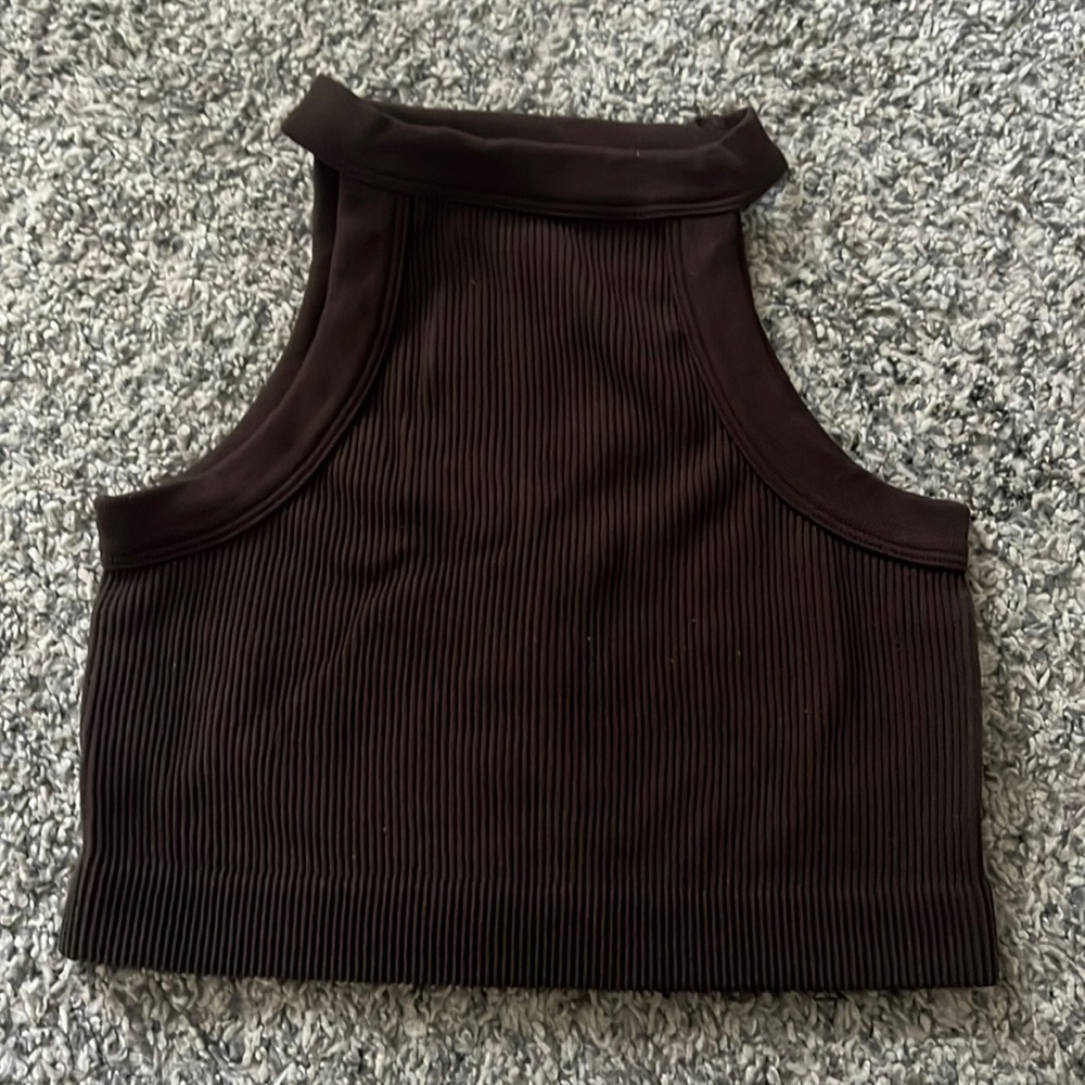 Brown cotton-on top